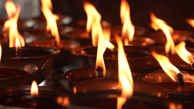 butter lamps